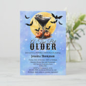 Gothic Spooky Een beetje ouder verjaardagsfeestje Kaart (Staand voorkant)