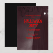 Gothic  Spooky Halloween Kaart (Voorkant / Achterkant)