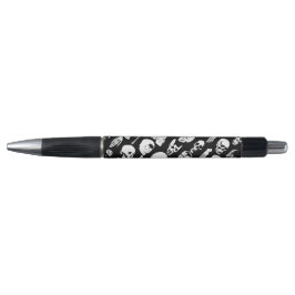 Gothic  Spooky Skulls Pen
