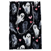 Gothic Spooky Valentijn Geesten met harten Medium Cadeauzakje (Voorkant)