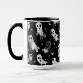 Gothic Spooky Valentijn Geesten met harten Mok (Links)