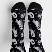 Gothic Spooky Valentijn Geesten met harten Sokken (Top)