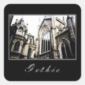 "Gothic" Square Stickers (Voorkant)