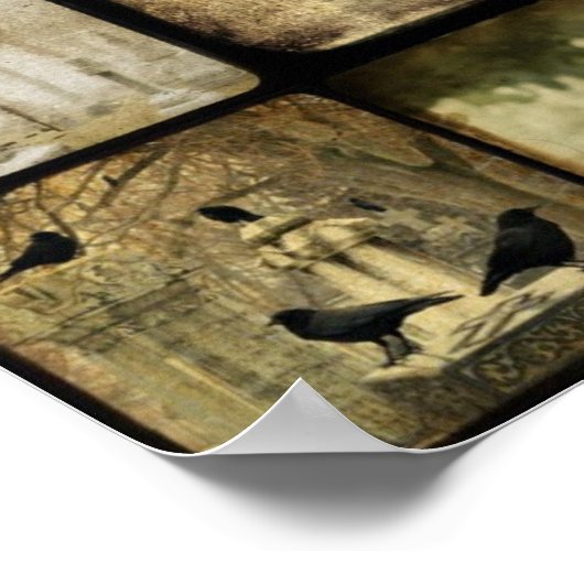 Gothic Squares Poster (Hoek)