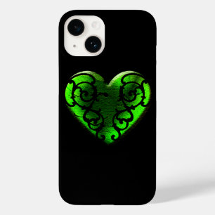 Gothic St. Patrick's Day Green Heart iPhone 6 Hoes