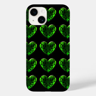 Gothic St. Patrick's Day Green Heart iPhone 6 Hoes