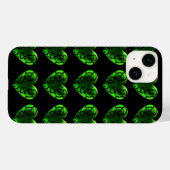 Gothic St. Patrick's Day Green Heart iPhone 6 Hoes (Achterkant (horizontaal))
