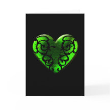 Gothic St. Patrick's Day Green Heart