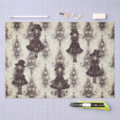 Gothic Steam Punk alternatief kerst fee Tissuepapier (Craft)