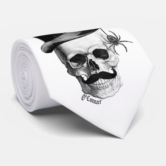 Gothic Steampunk bachelor party Stropdas (Opgerold)