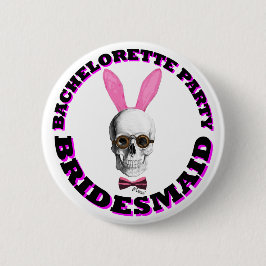 Gothic Steampunk bachelorette party Ronde Button 5,7 Cm
