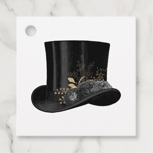  Gothic Steampunk Bedankjes Labels (Voorkant)
