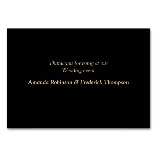 Gothic - Steampunk bruiloft op suède tafelkaarten Kaart (Achterkant)