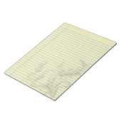 Gothic Steampunk Floral Fantasy Legal Notitieblok (Schuin)