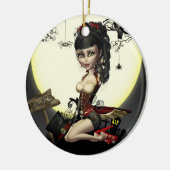 Gothic Steampunk Lolita Art Round Ornament (Links)