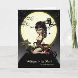 Gothic Steampunk Lolita Blank Note Kaart