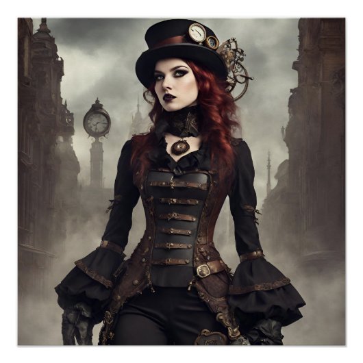 Gothic Steampunk Perfect Poster (Voorkant)
