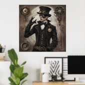 Gothic Steampunk Poster (Thuiskantoor)