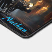 Gothic Steampunk Railway voor Fantasy Lovers Bureaumat (Hoek)