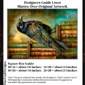 Gothic/Steampunk Raven With Antique Books ET5R Tissuepapier