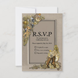 Gothic - Steampunk RSVP - Licht Lijst van leder