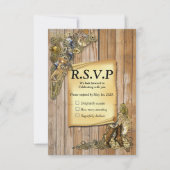 Gothic - Steampunk RSVP op hout (Voorkant)