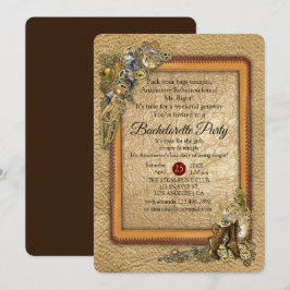 Gothic - Steampunk vrijgezellenfeest Kaart