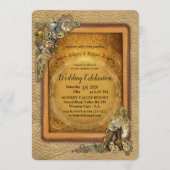 Gothic - Steampunk Weddenschap op leer Kaart (Voorkant)