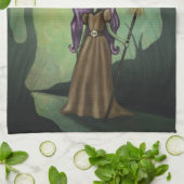 Gothic Steampunk Witch Theedoek (Gevouwen)