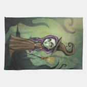 Gothic Steampunk Witch Theedoek (Horizontaal)