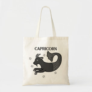 Gothic Steenbok Astrologisch sterrenbeeld Verjaard Tote Bag