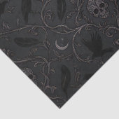 Gothic Stemming Onyx Barokke Raaf Tissuepapier (Detail)