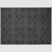 Gothic Stemming Onyx Barokke Raaf Tissuepapier (Voorkant)