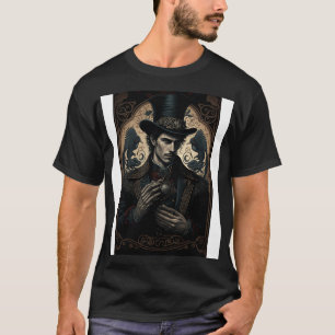 Gothic stijl tarot goochelaar 1 t-shirt