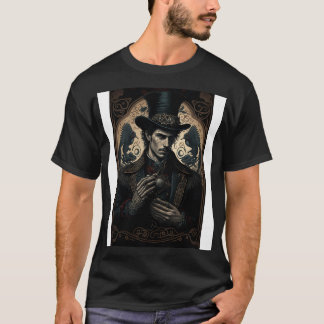 Gothic stijl tarot goochelaar 1 t-shirt