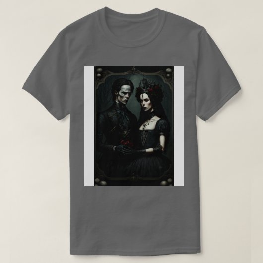 Gothic stijl tarot liefhebbers t-shirt (Design voorkant)