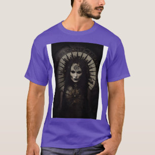 Gothic stijl tarot sinister wiel van fortuin 1 t-shirt