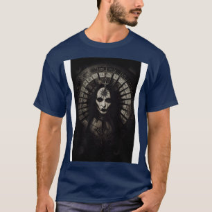 Gothic stijl tarot sinister wiel van fortuin 2 t-shirt