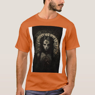 Gothic stijl tarot sinister wiel van fortuin 4 t-shirt
