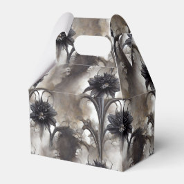 Gothic Stijl Zwarte Bloemen Bedankdoosjes