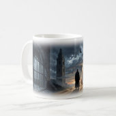 Gothic Storm Kathedraal Mysterie Scene Mok (Voorkant links)