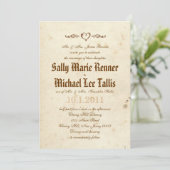 Gothic Storybook Fairytale Invitation Kaart (Staand voorkant)