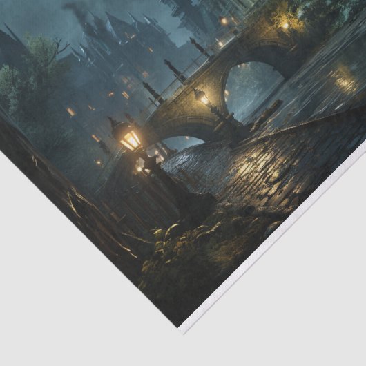 Gothic Street Decoupage Tissuepapier (Detail)