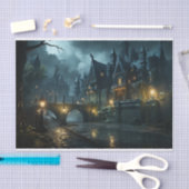 Gothic Street Decoupage Tissuepapier (Craft)