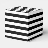 Gothic Strepen Pompoen Vleermuizen Halloween Dank  Bedankdoosjes (Achterkant)