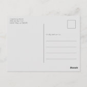 Gothic  Stroller Bat Baby shower Briefkaart (Achterkant)