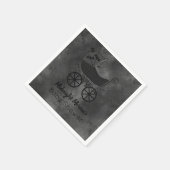 Gothic  Stroller Bat Baby shower Servet (Hoek)