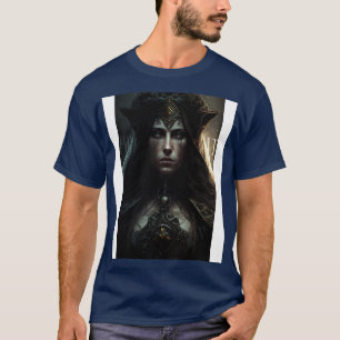 Gothic Style Tarot High Priestess T-shirt