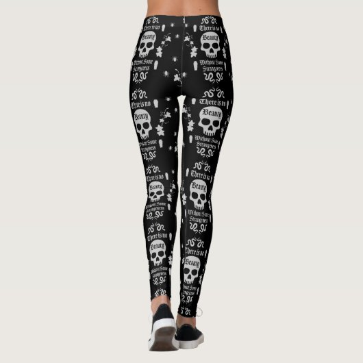 Gothic Subcultuur Mode Leggings (Achterkant)