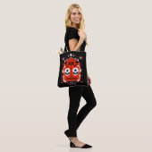 Gothic Subcultuur Mode Tote Bag (Op model)